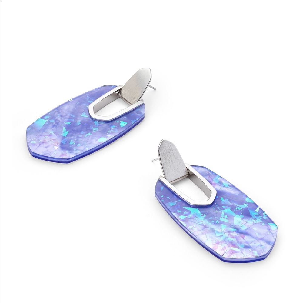 NWT Kendra Scott Large Kailyn Iridescent Lilac๐๐๐๐๐๐๐ - Picture 5 of 7
